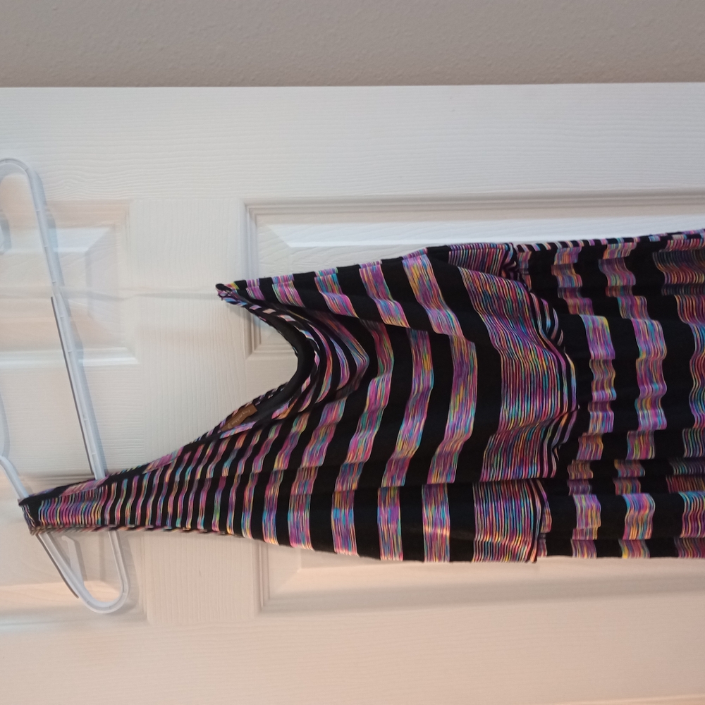 Copper Key Black and Pink Maxi Dress